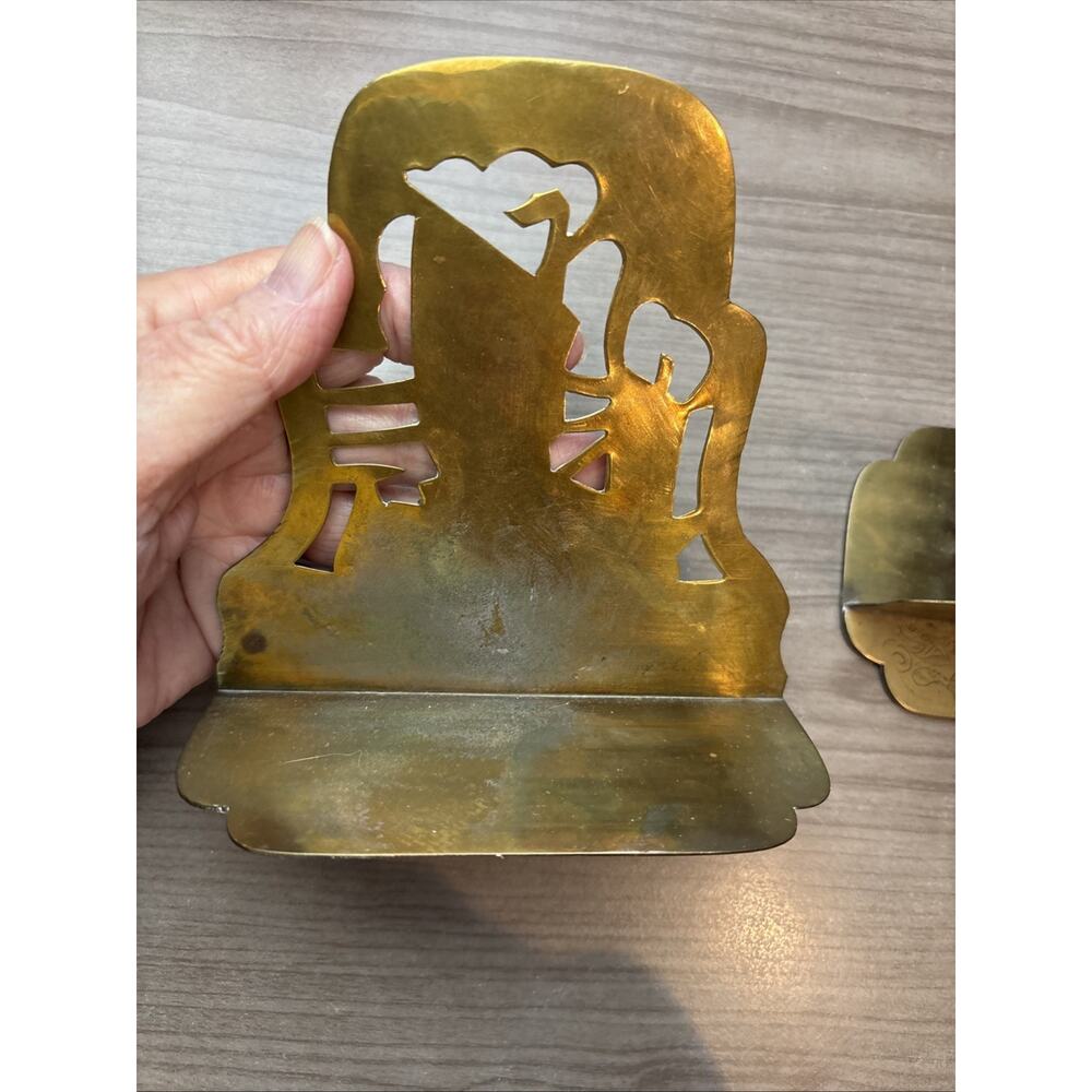 VTG Bronze Ship Bookends Nautical Decor Sailing-Chinh-Dragon - Picture 5 of 13